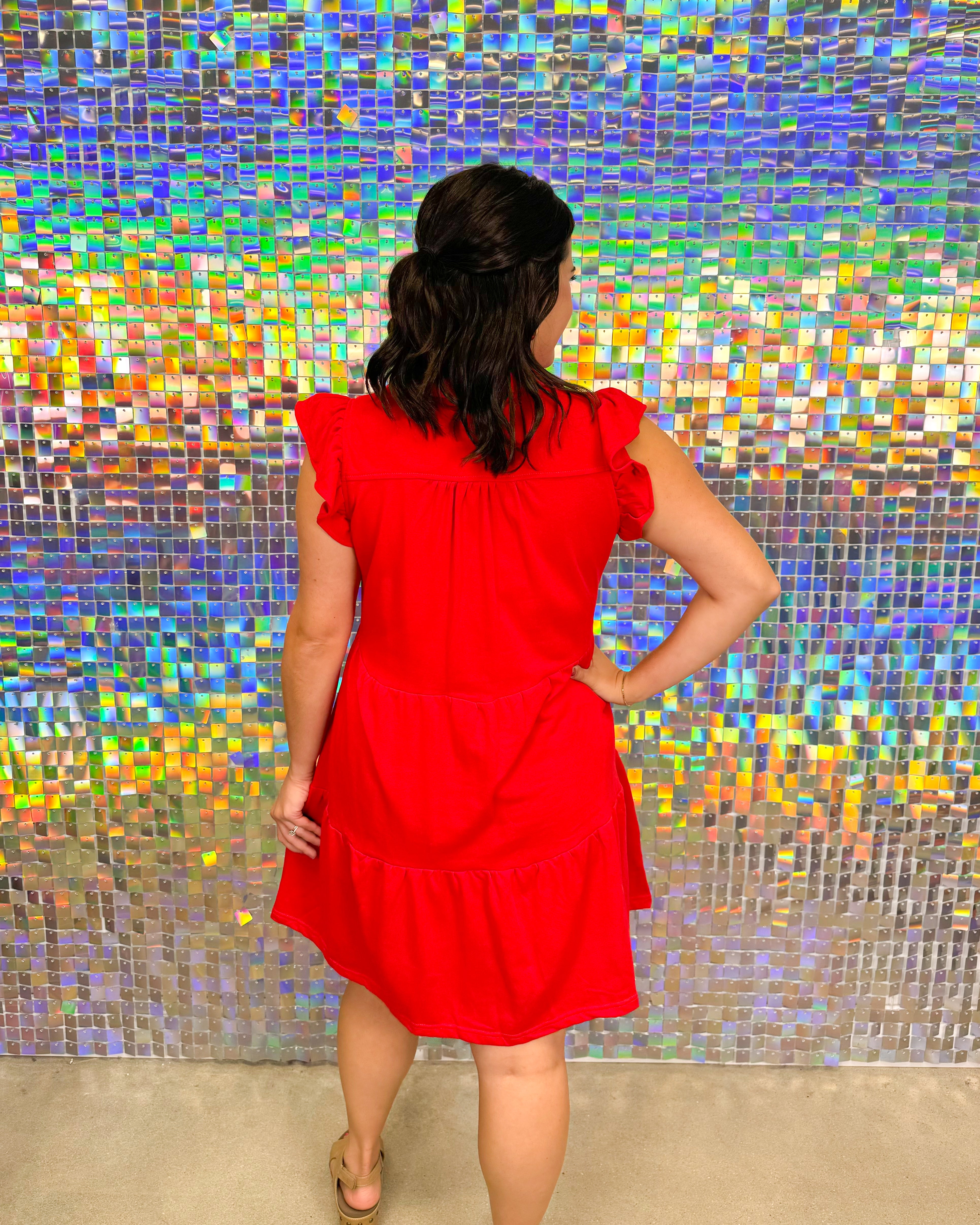 Star Spangled Dress - Red