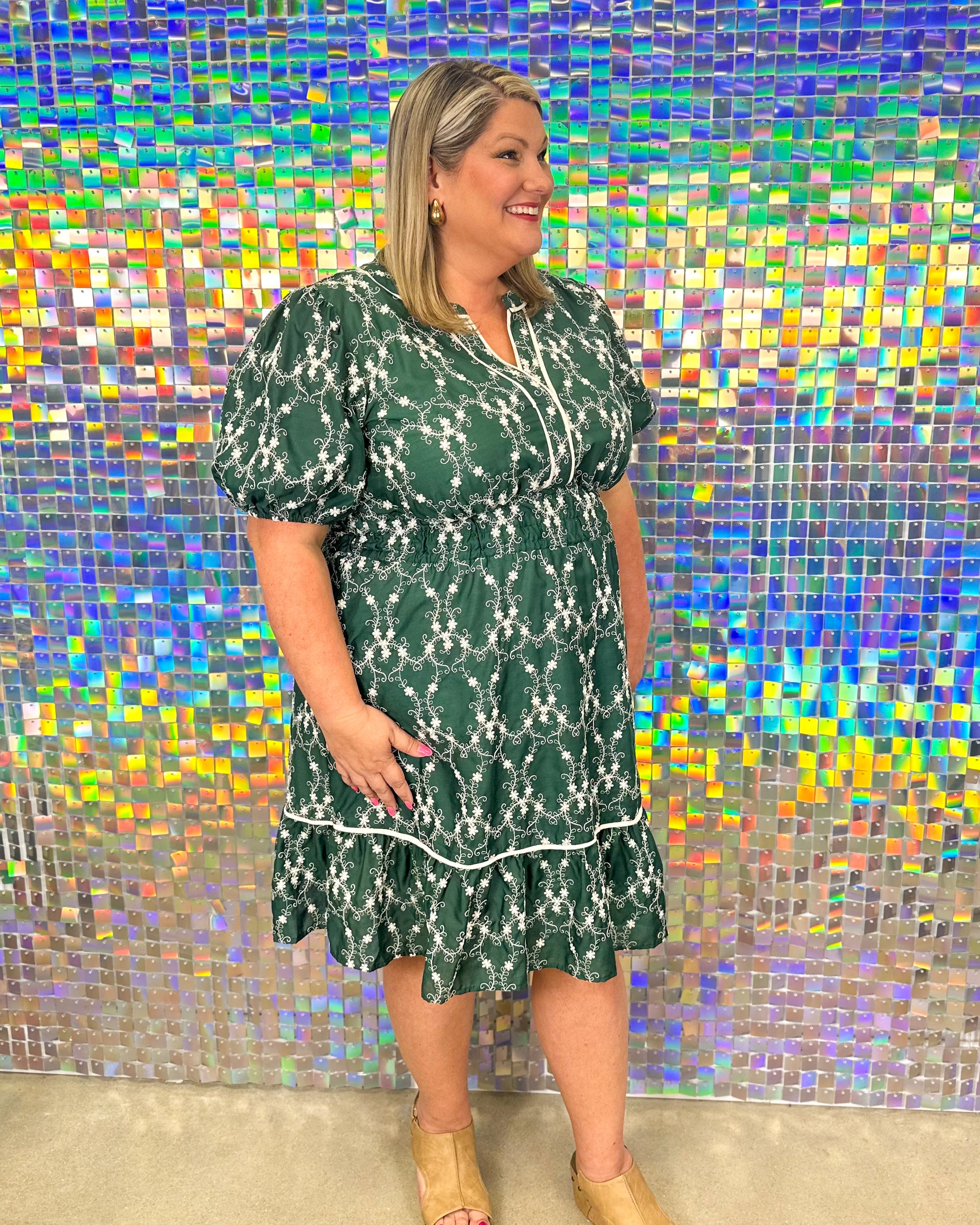 Harper Dress - Green