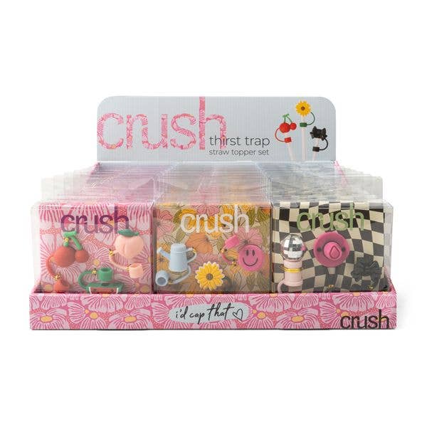 Crush Thirst Trap Straw Toppers