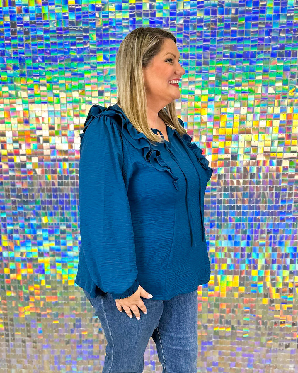 Renaissance Top - Dark Teal