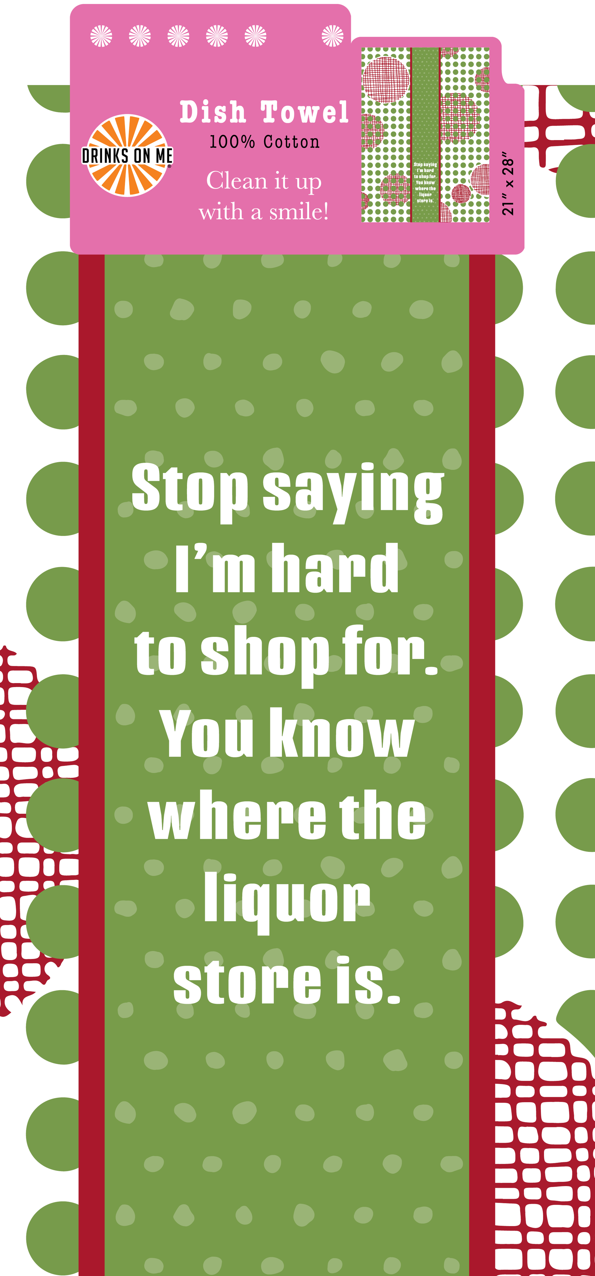 Christmas Hard To Shop Dish Towel