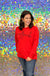 Stewart Simmons NC State Embroidered Sweatshirt - Red, wolfpack, game day