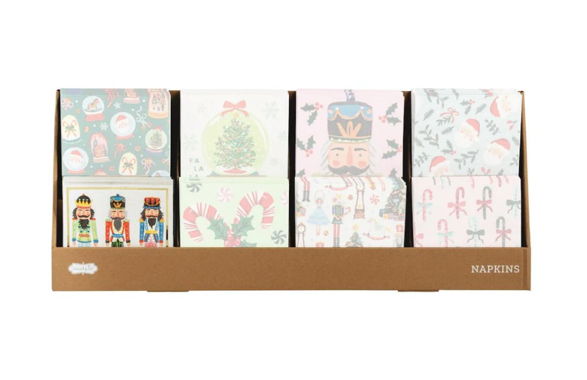 Christmas Napkin - Three Nutcracker