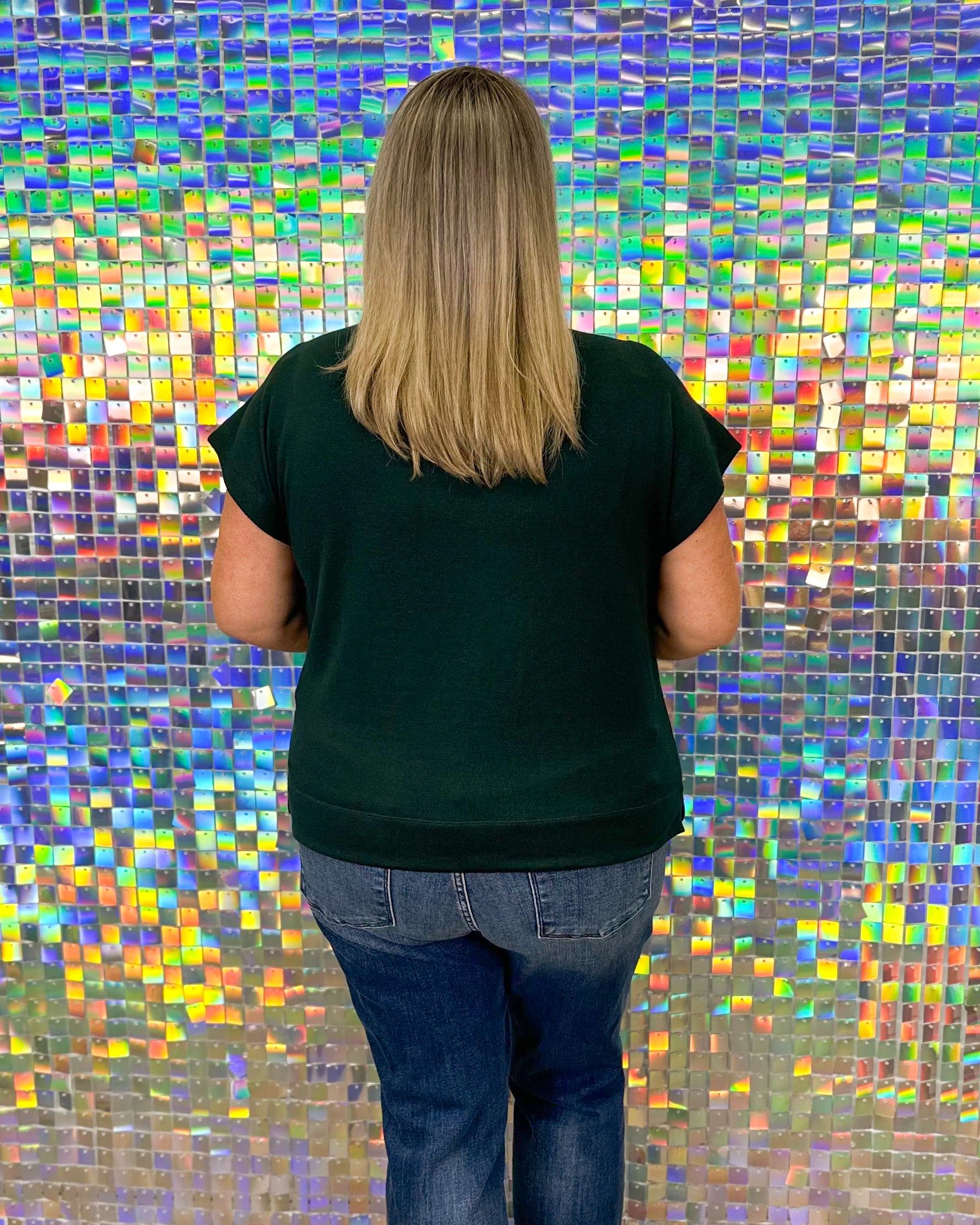 Pacey Top - Hunter Green