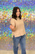 Jodifl Perfectly For You Sweater - Taupe, mock neck, short sleeves, oversized, plus size