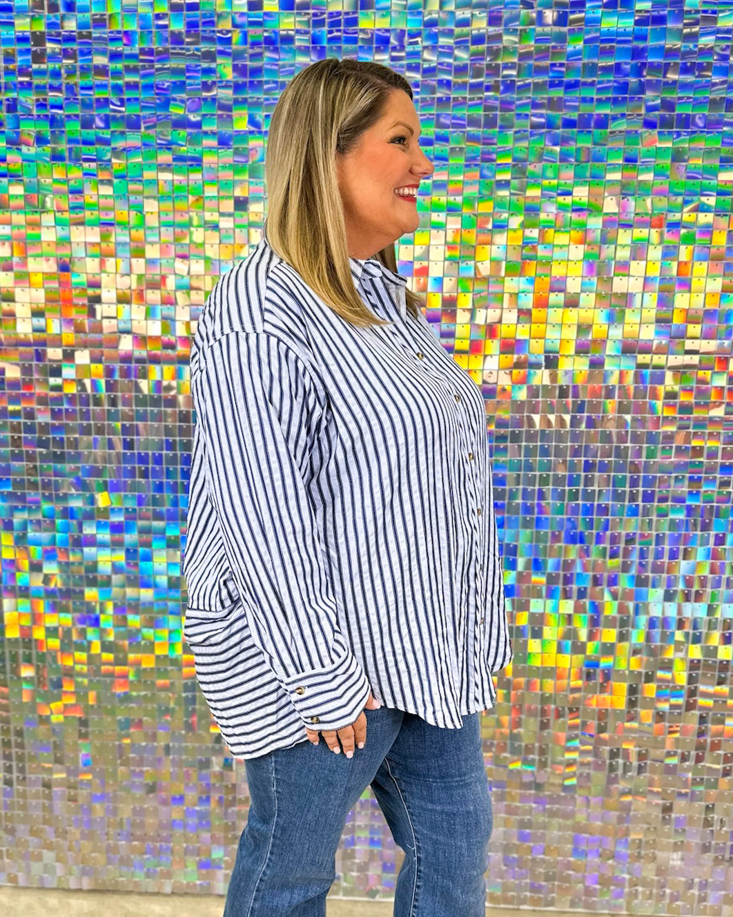 Boyfriend Top - Chambray