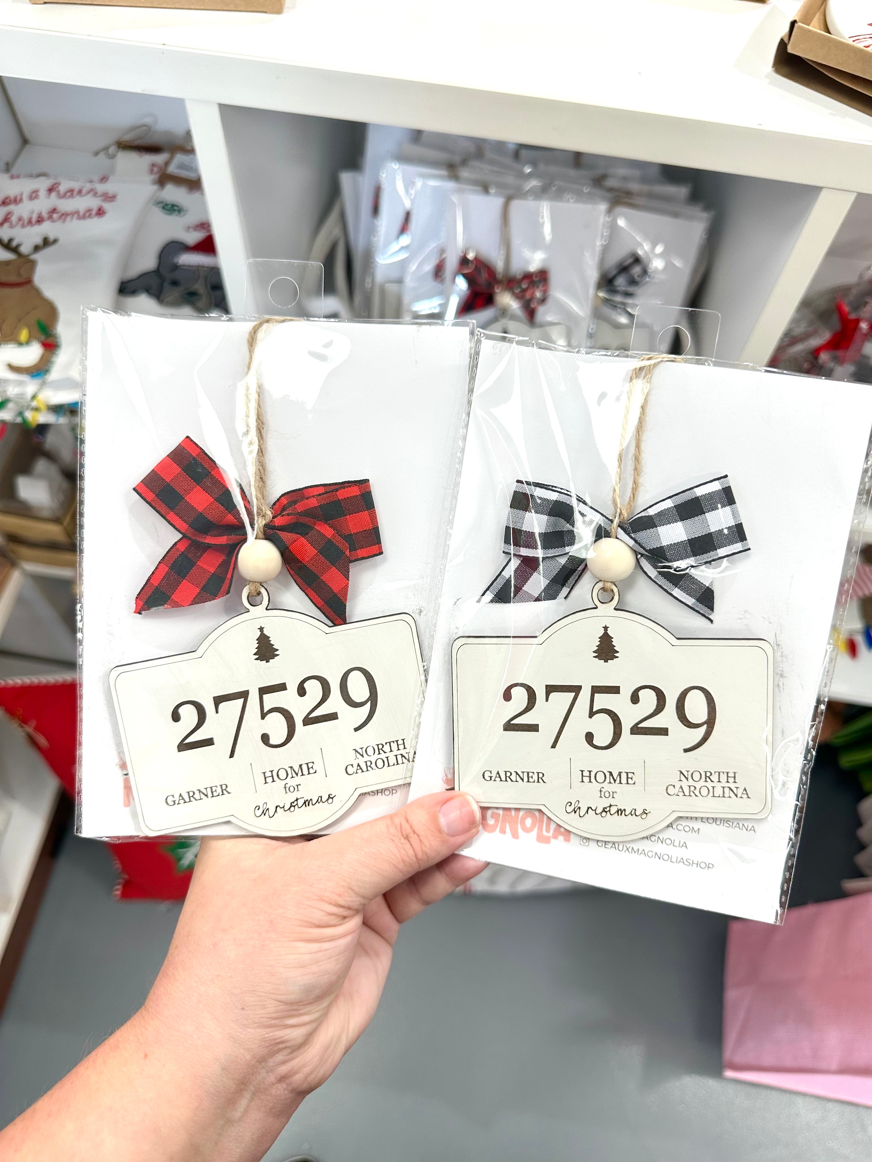 Garner Zip Code Christmas Ornament