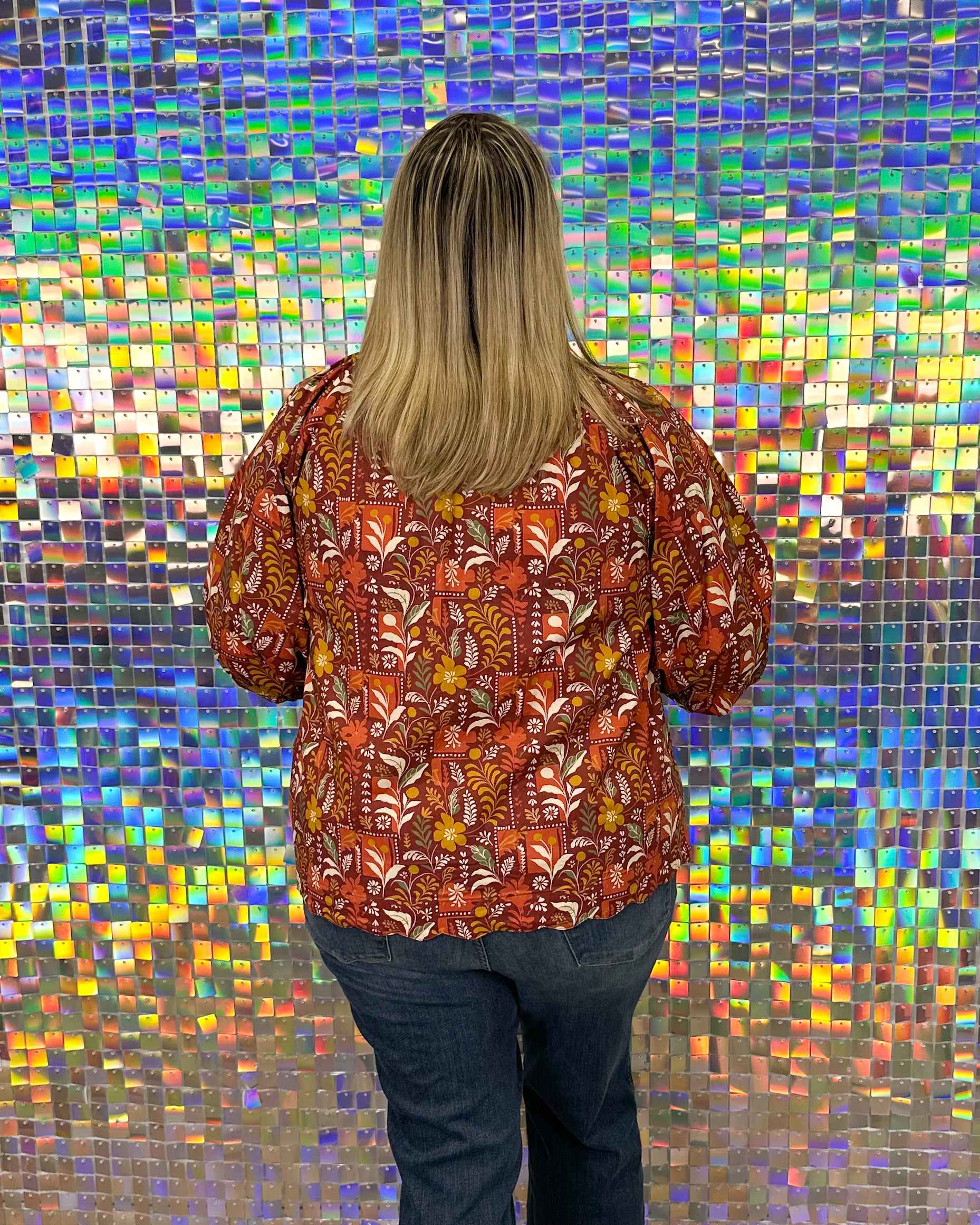 Marie Top - Burgundy Mix