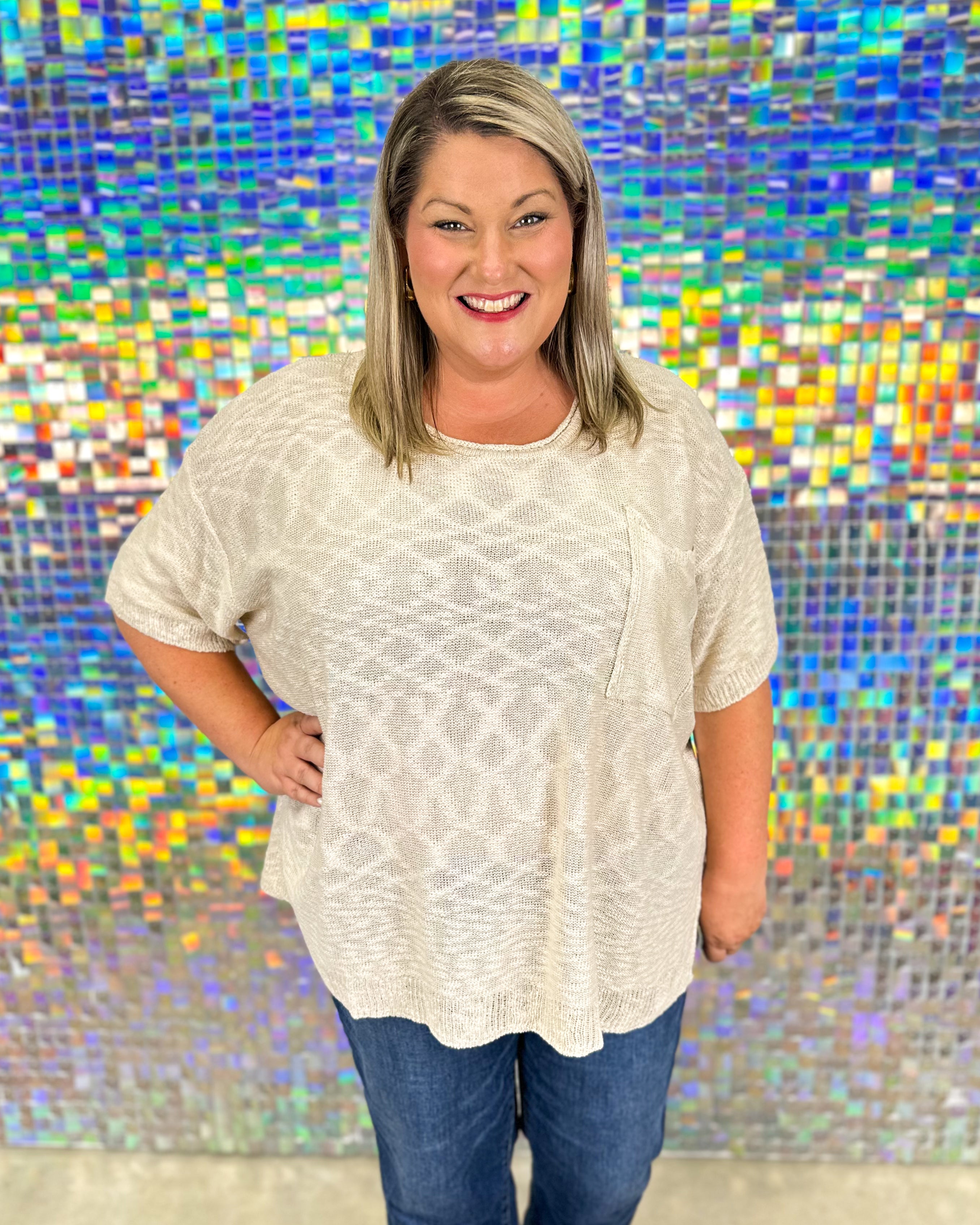 Evelyn Top - Oatmeal