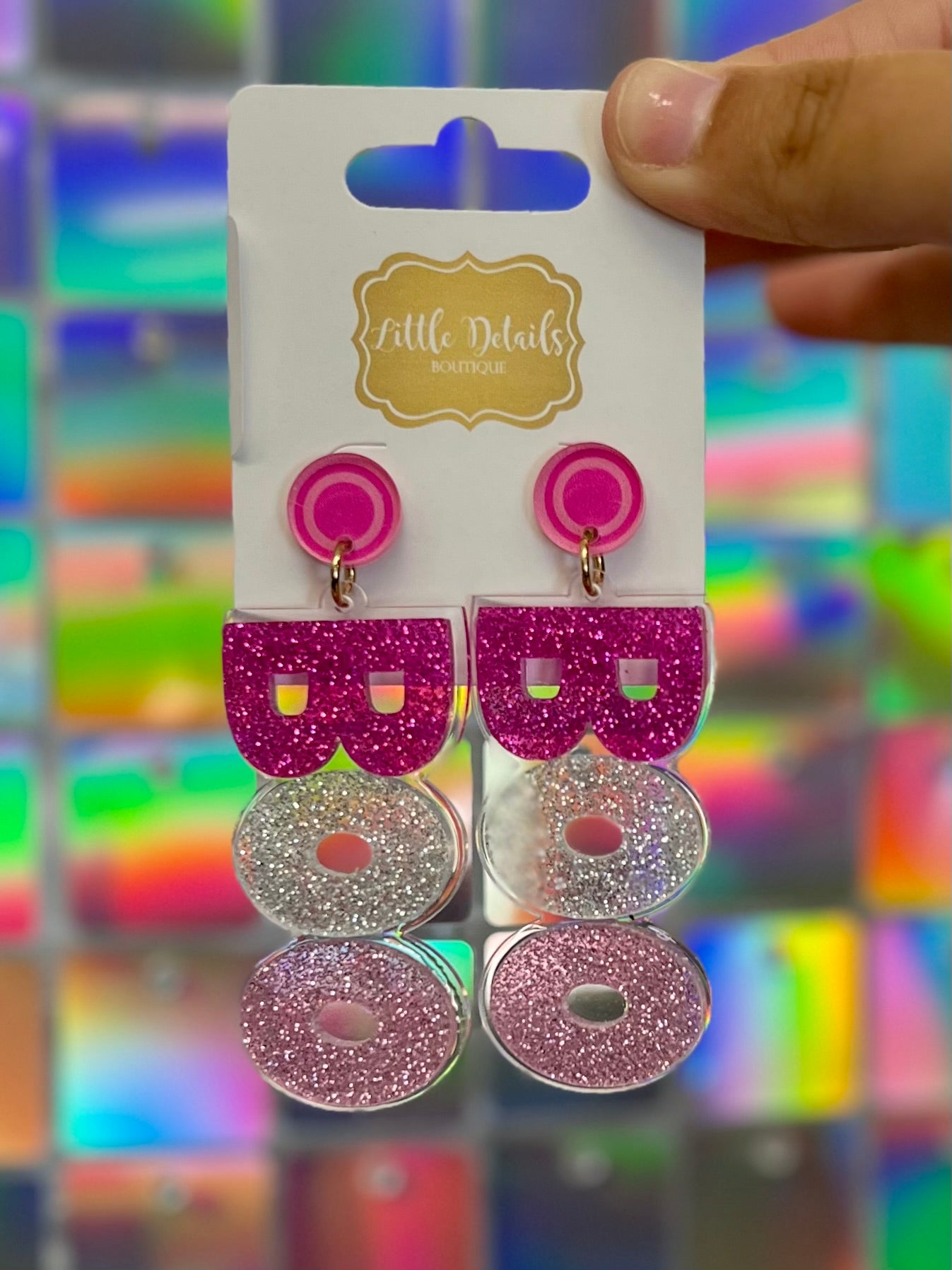 FINAL SALE Halloween Earrings - Boo