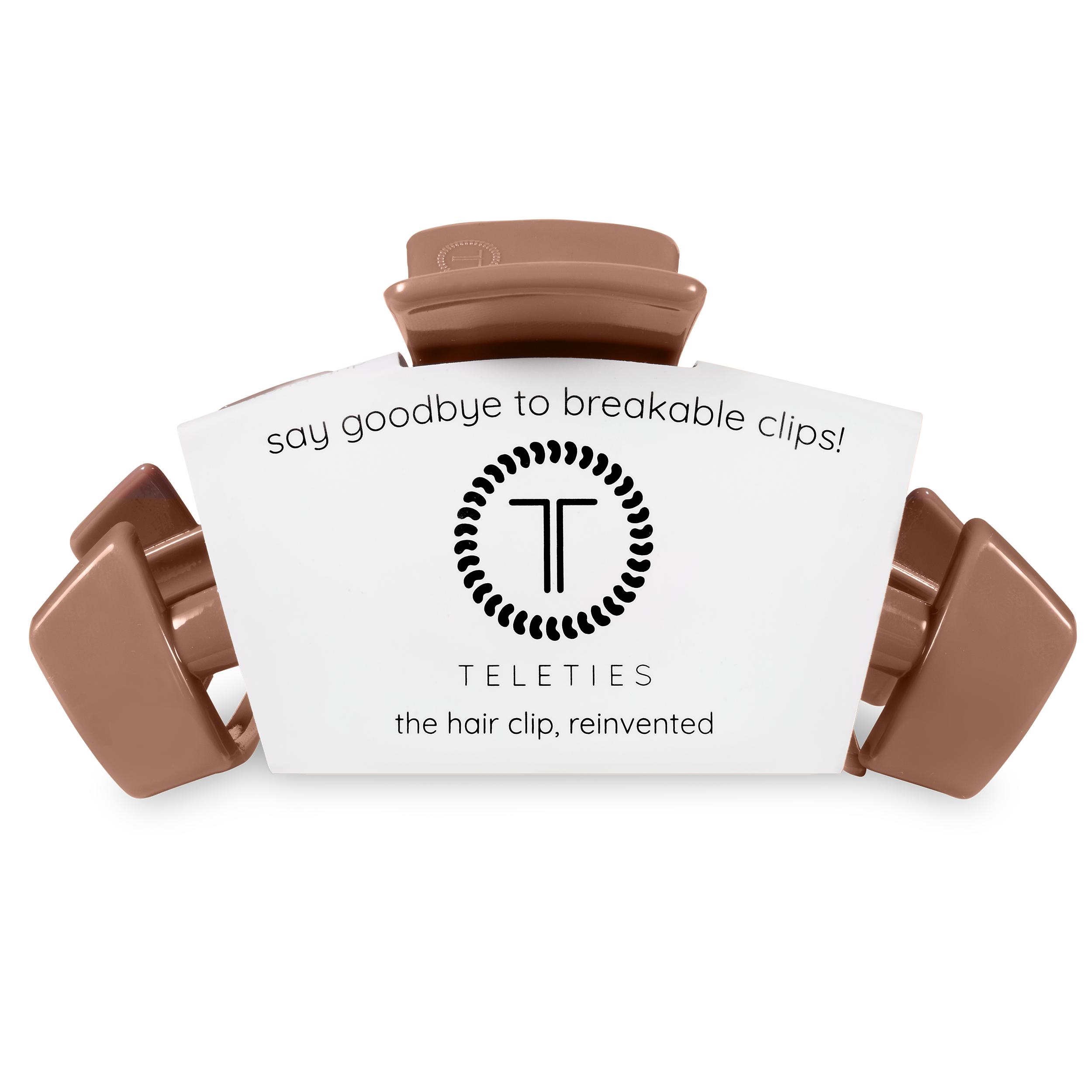 Classic Hair Clip | Large | Mocha Mousse