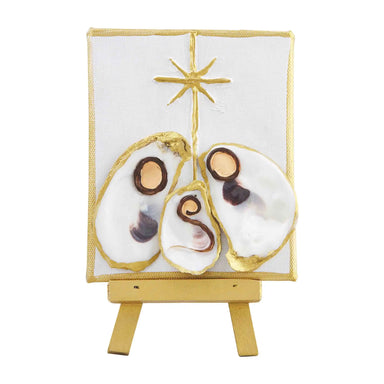 Mud Pie Family Oyster Easel Plaque