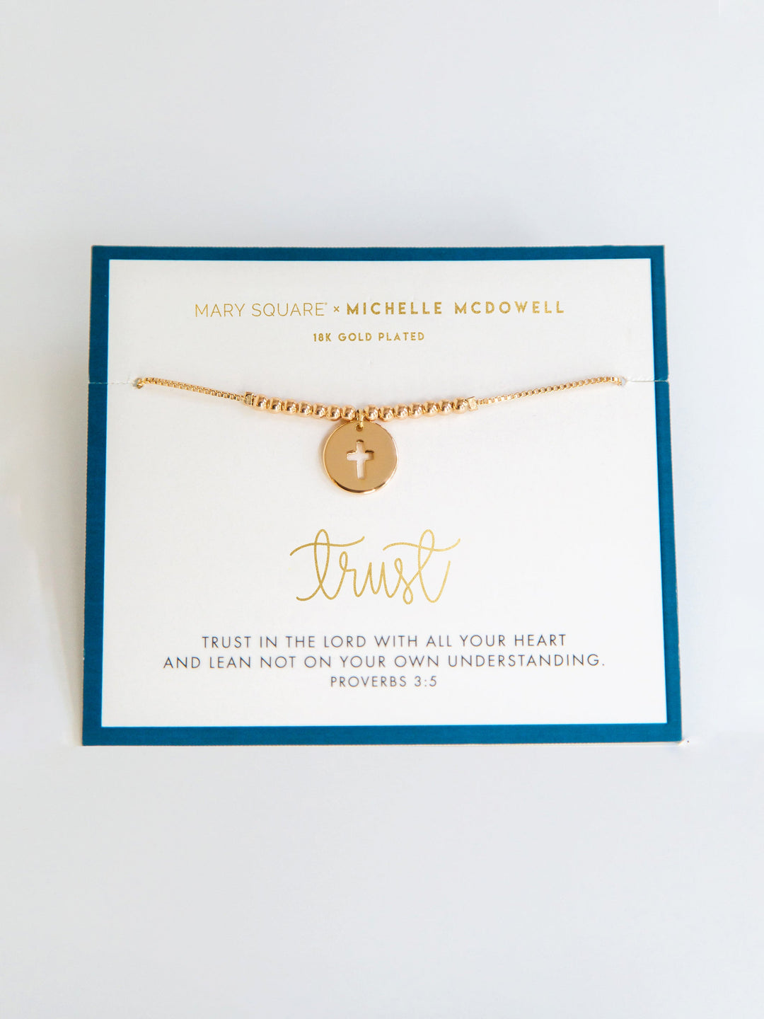 Michelle McDowell Trust Bracelet- Gold