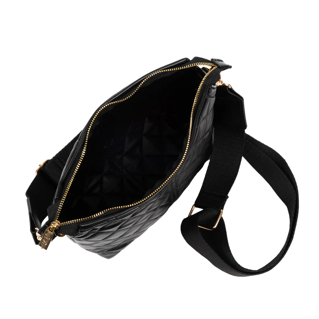 SCOUT Emily Crossbody - Black Quilted