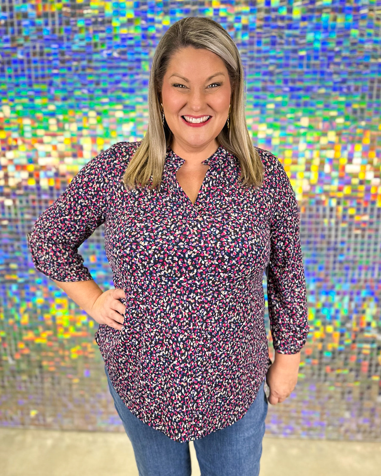 Lizzy Top - Dark Magenta