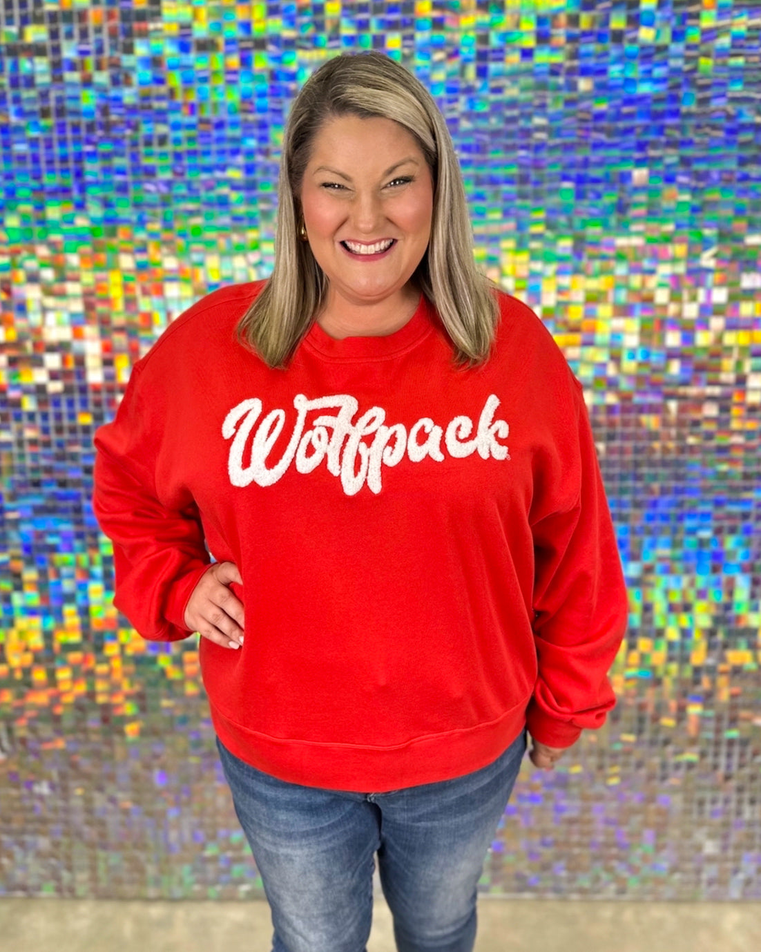 NC State Varsity Sweatshirt - Red