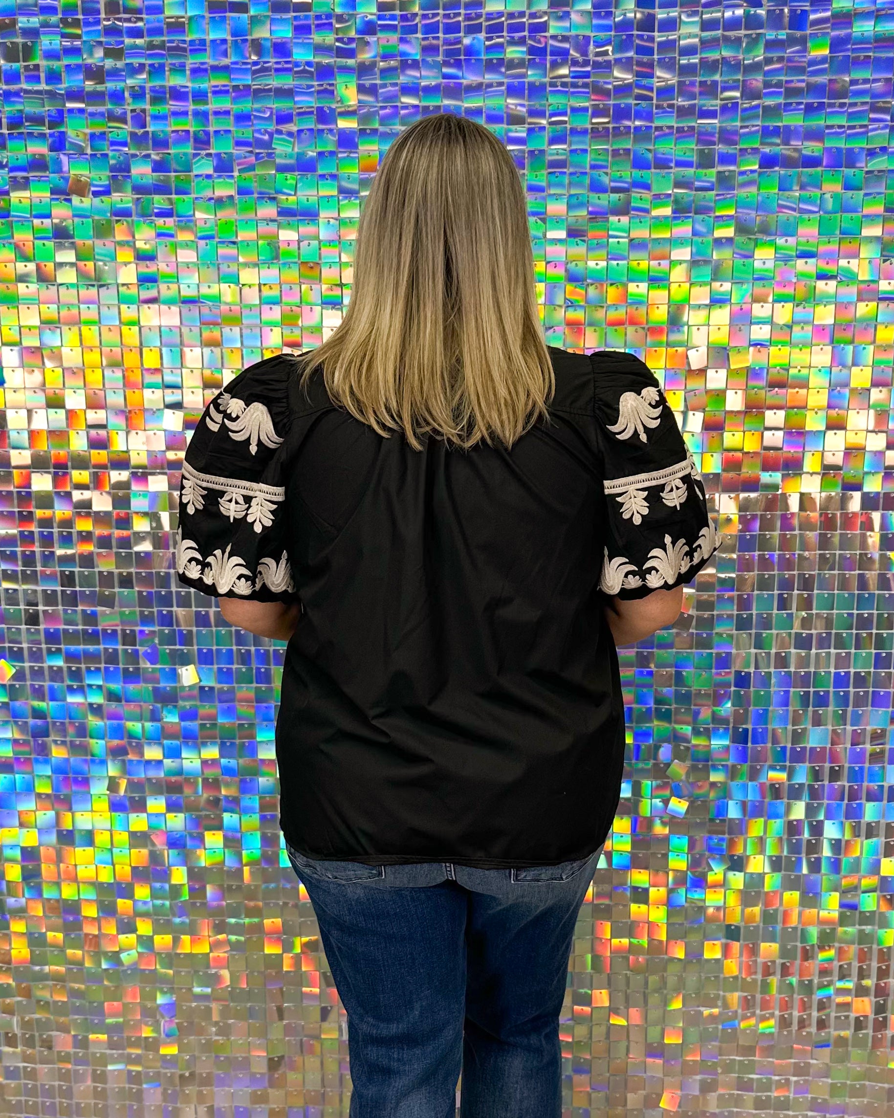 FINAL SALE-Lynn Top - Black