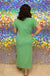 Entro Amallah Dress - Jade ribbed, knit, midi, plus size, slits, round neck