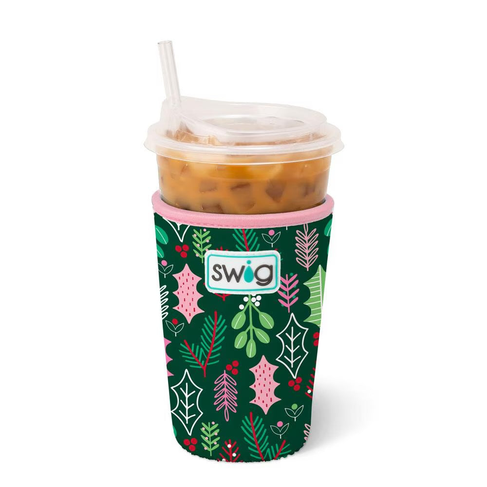 Swig Iced Cup Coolie - Merry Mistletoe