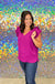 Umgee Eleanor Top - Purple, v-neck, ruffle sleeves, short sleeve, plus size