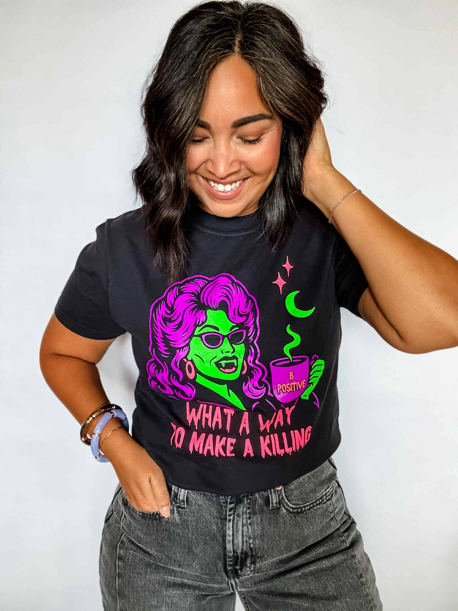 FINAL SALE What a Way to Make a Killing Tee - Black