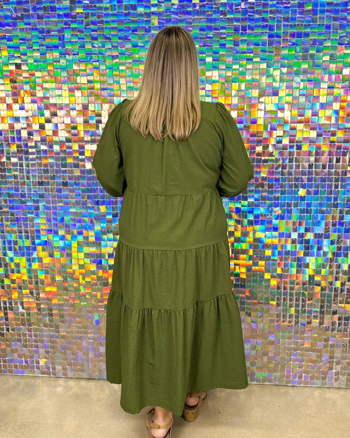 Maggie Dress - Olive