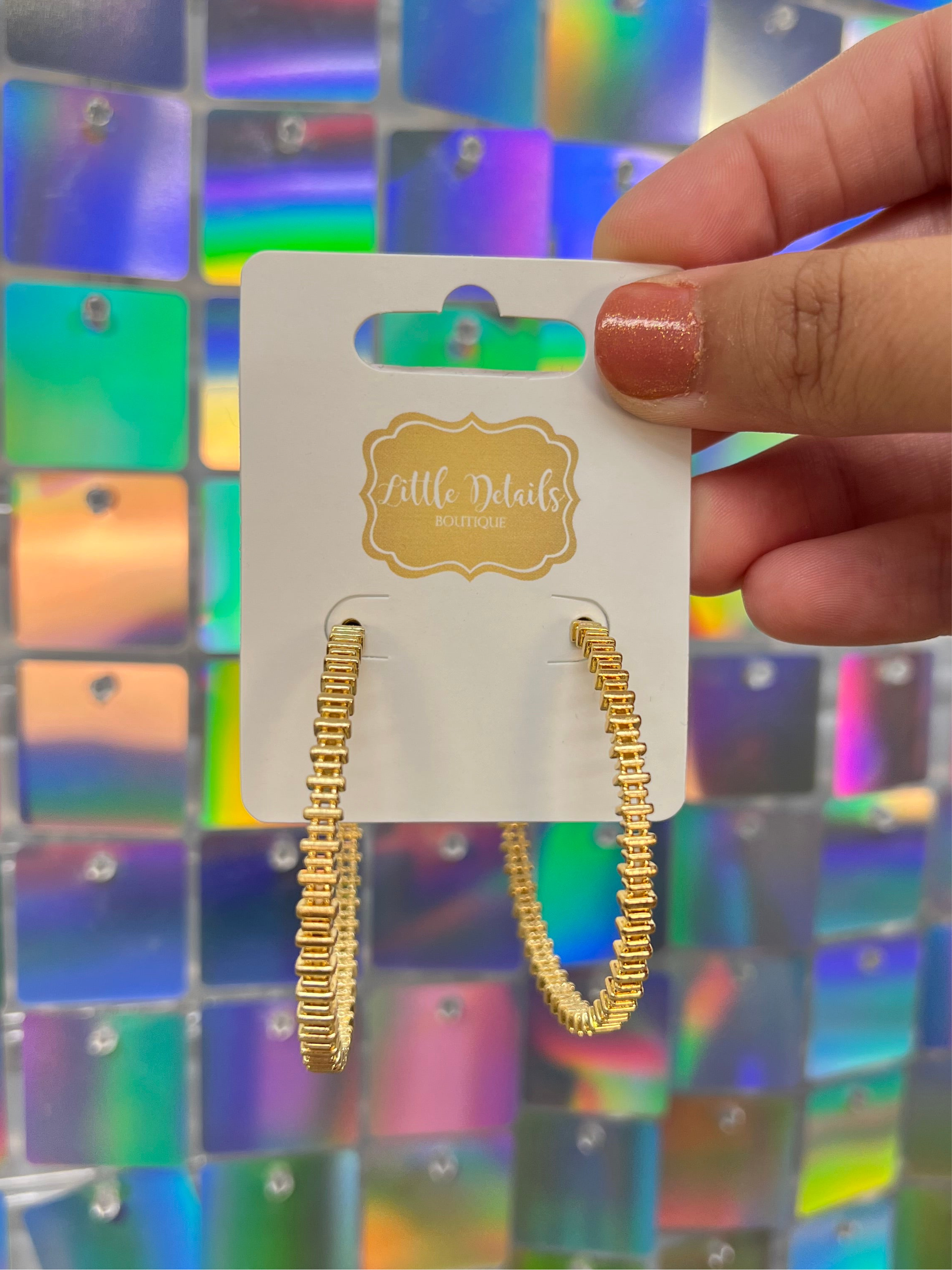 Aubrey Earrings Gold - Large