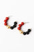 Michelle McDowell Janette Earrings Red & Black - Small