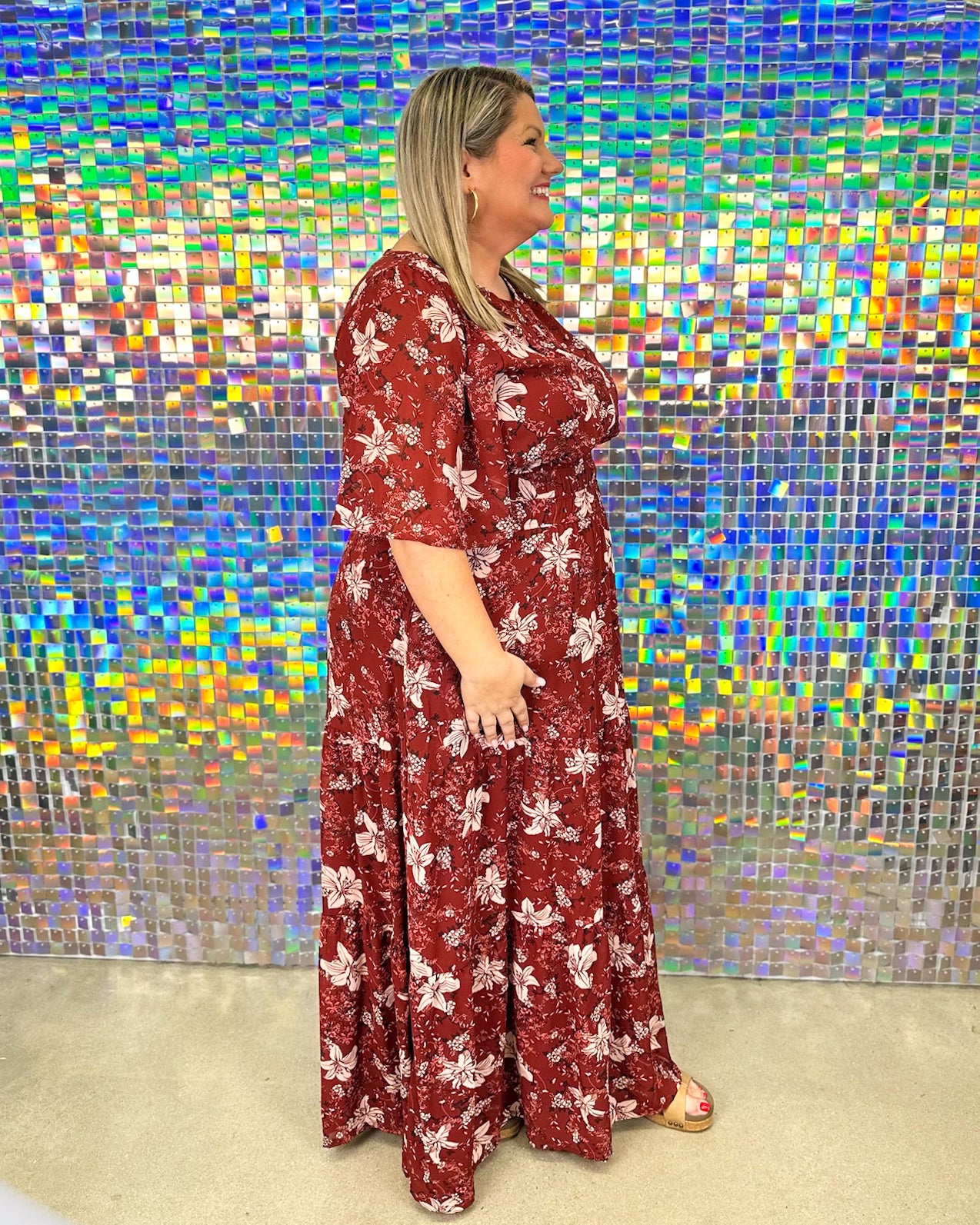 Madelyn Maxi Dress - Wine