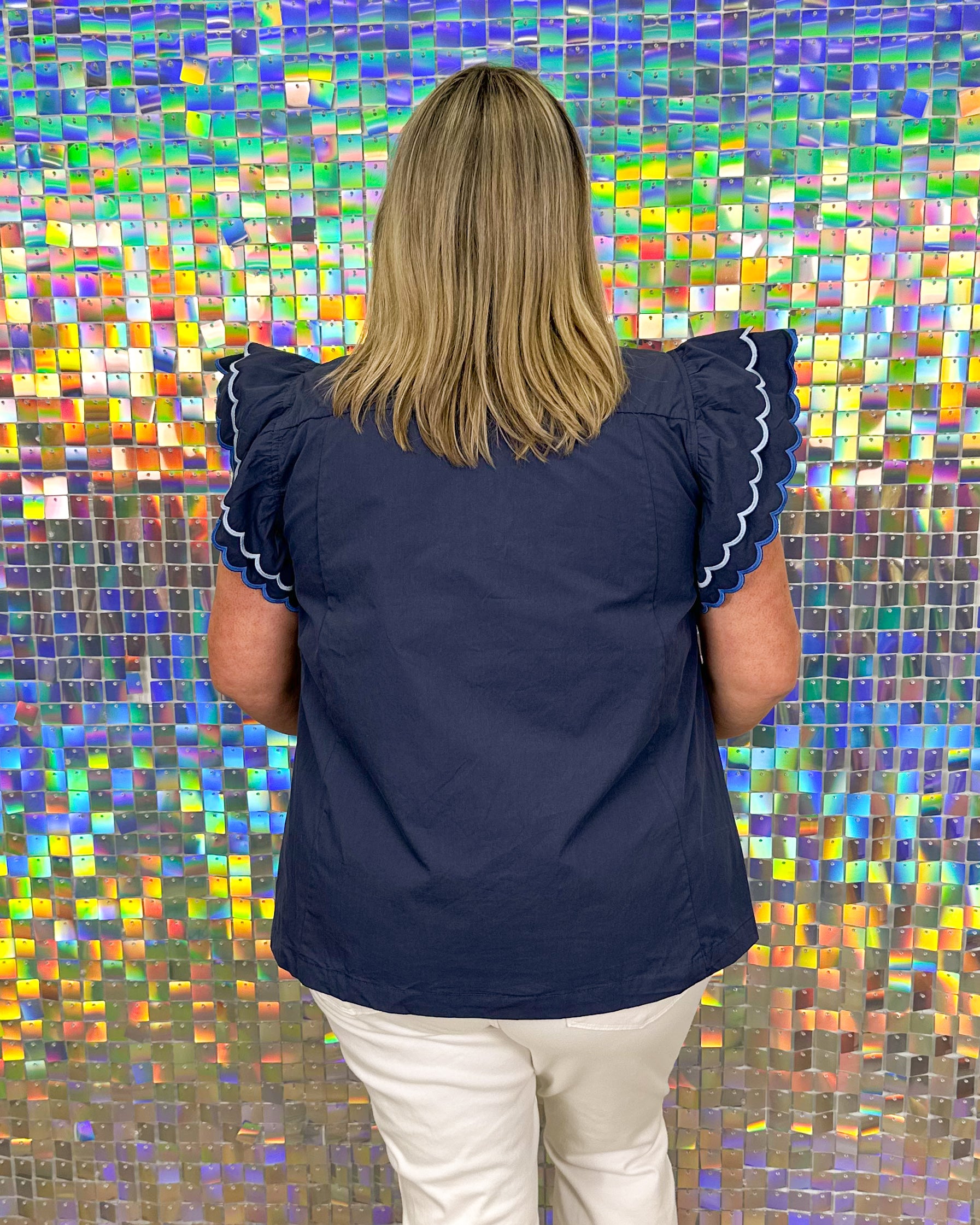 FINAL SALE Corey Top - Navy