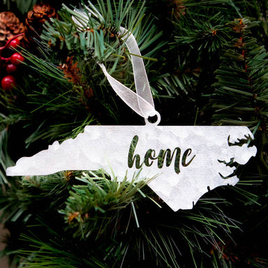 Royal Standard Galvanized North Carolina Home Ornament - Silver