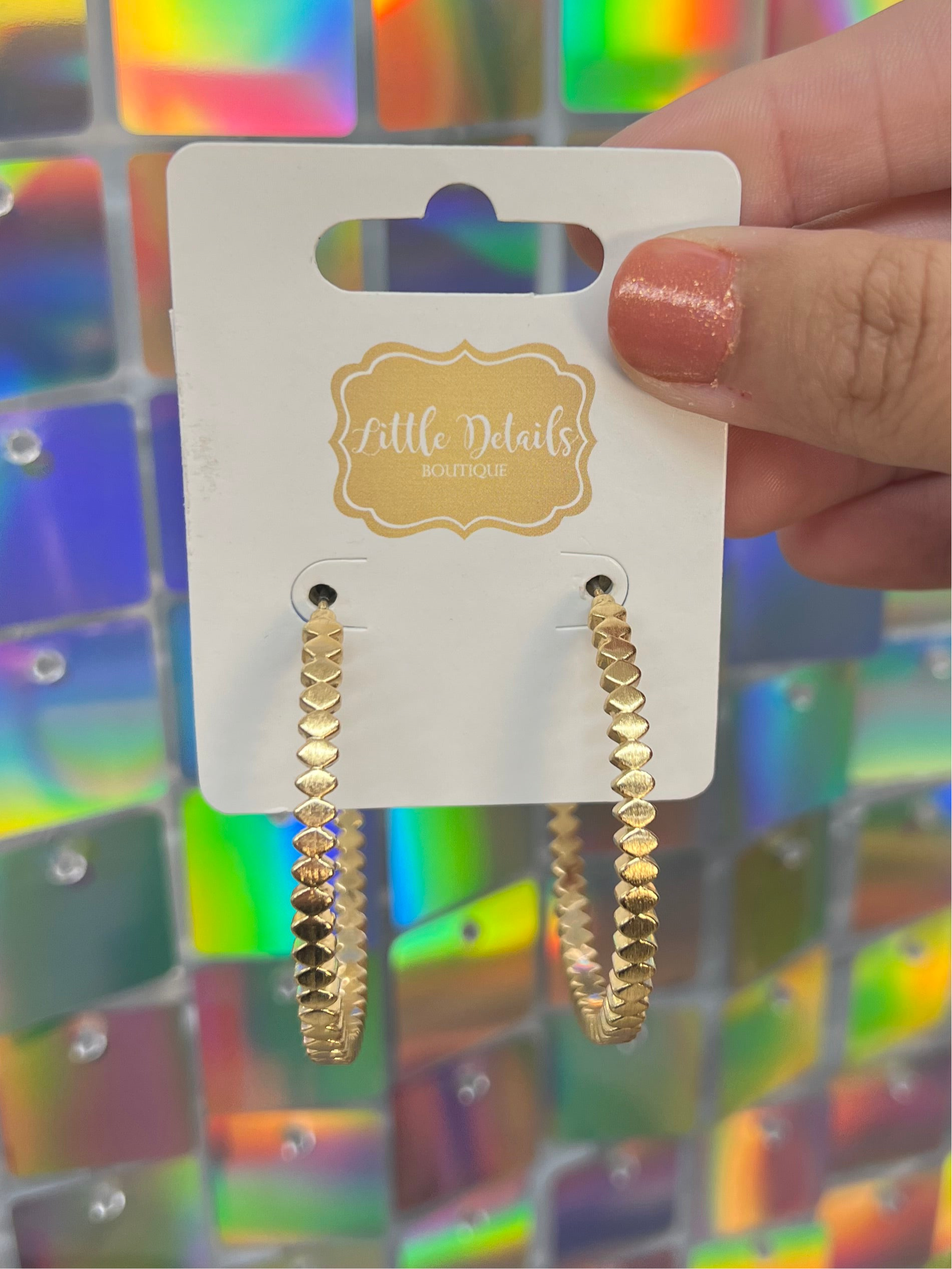 Isabelle Earrings Gold - Large
