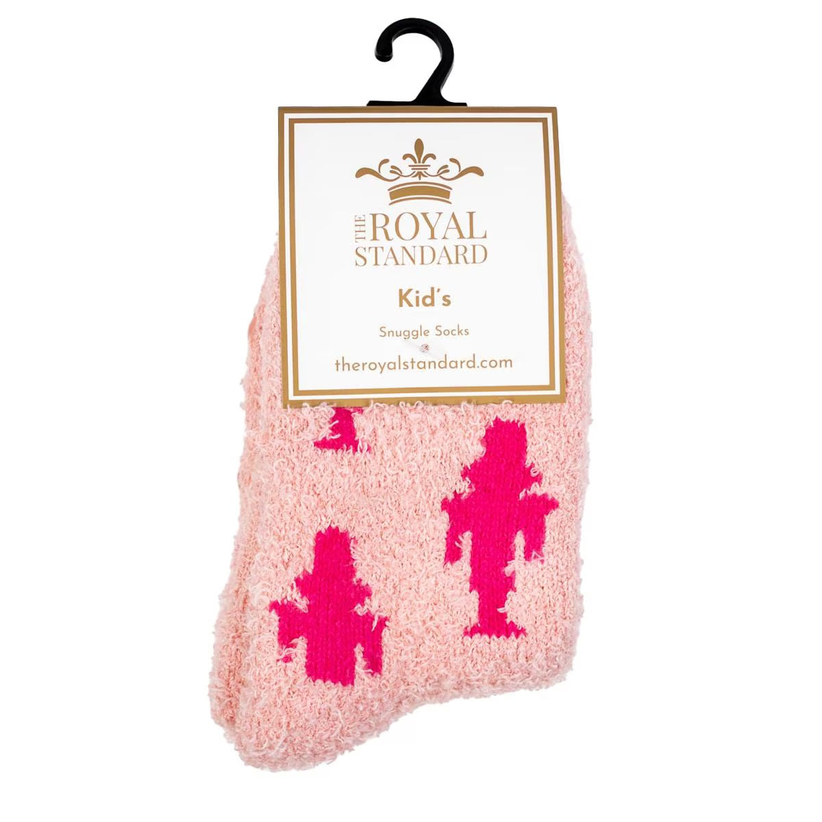 Kids Nutcracker Snuggle Socks - Pink