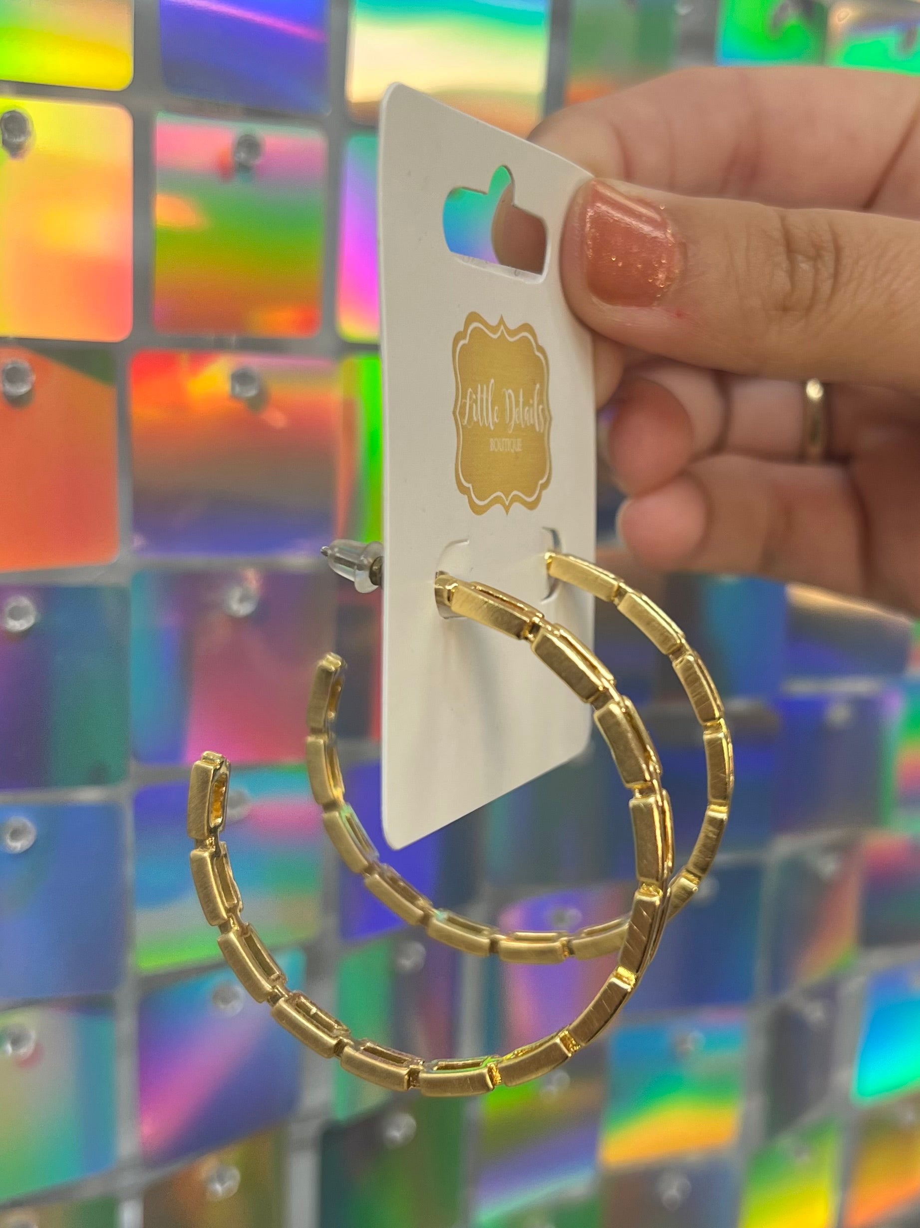 Layla Earrings Gold - Large