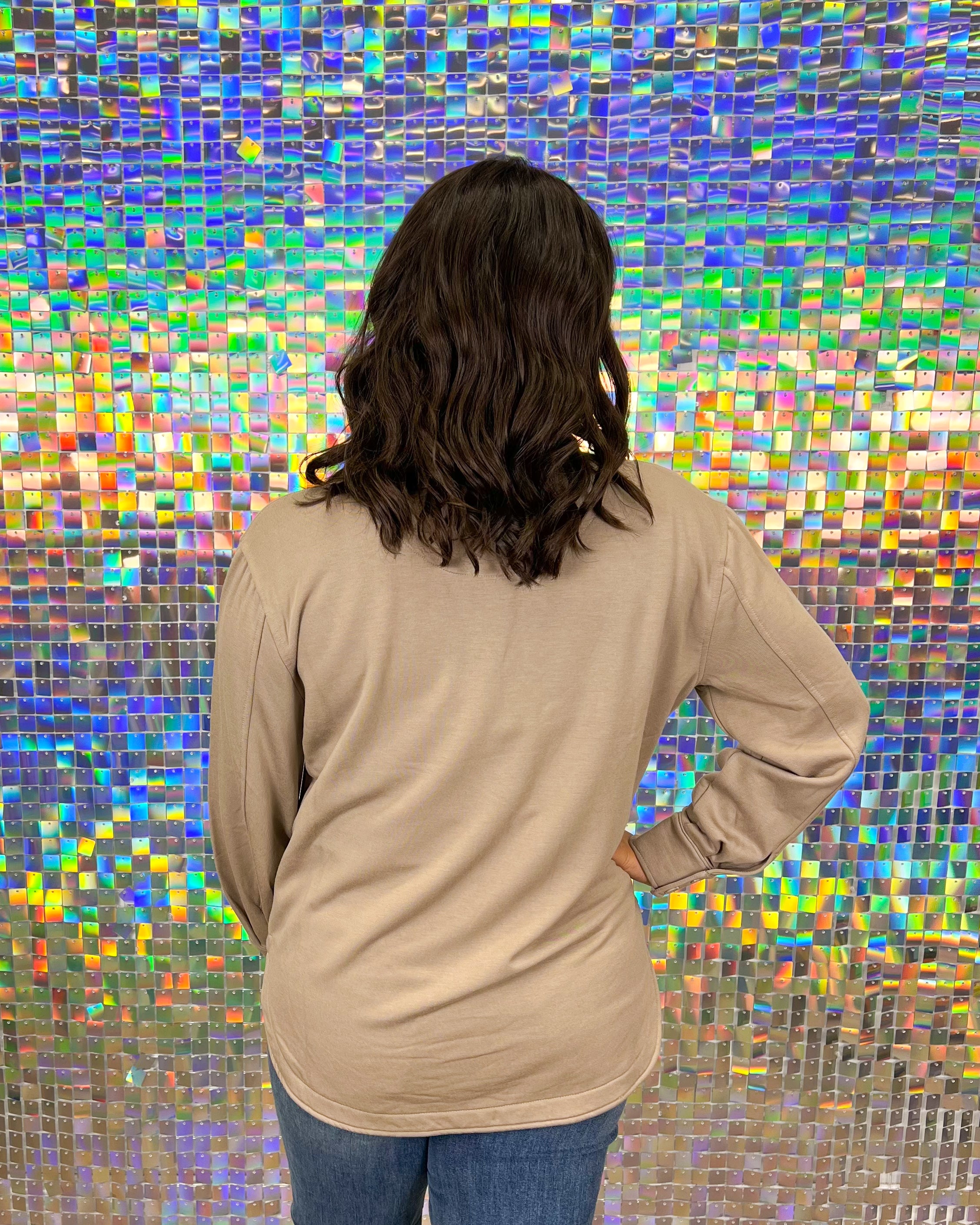 Z Supply Layover Top - Slate Grey