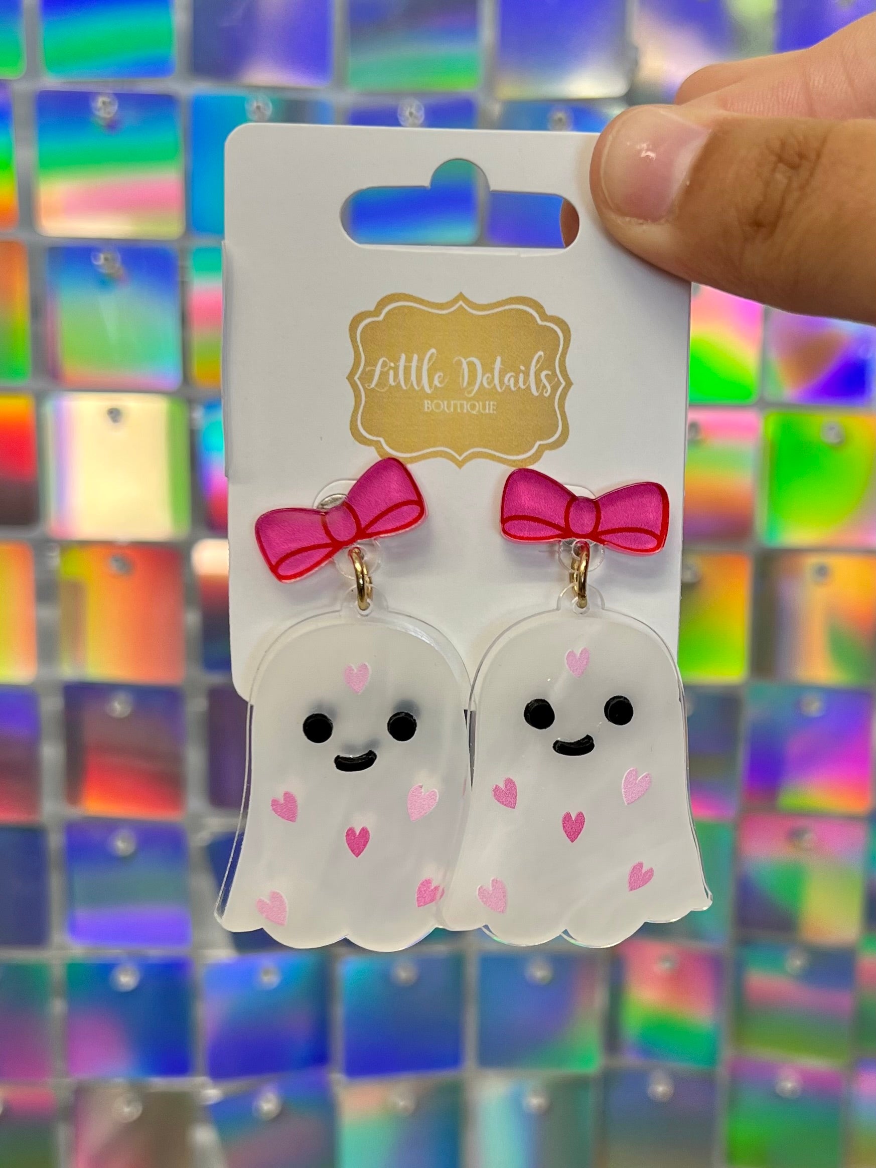 Halloween Earrings - Ghost