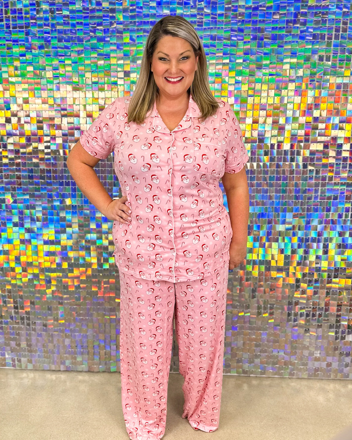 Candy Candy Cane Cutie Sleep Pants - White/Multi