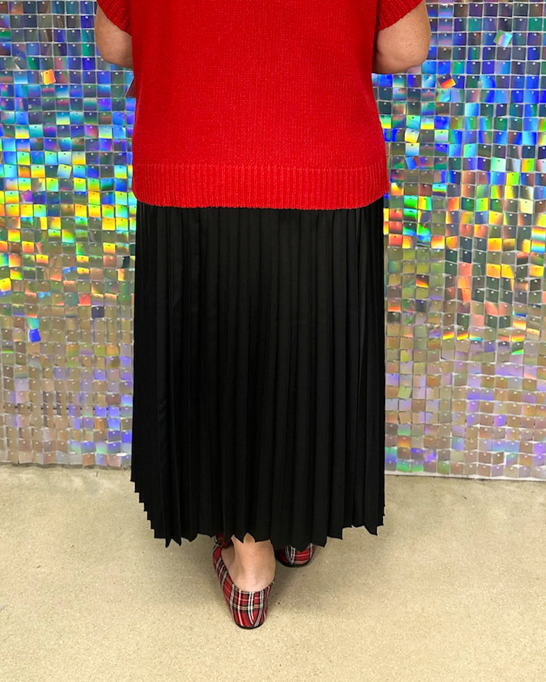 Townies Pleated Skirt - Black