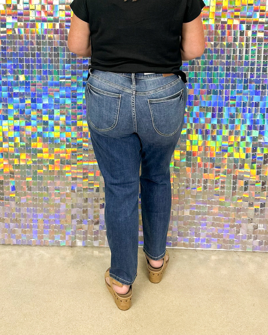 Judy Blue Samantha High Waist Slim Jean - Dark Wash