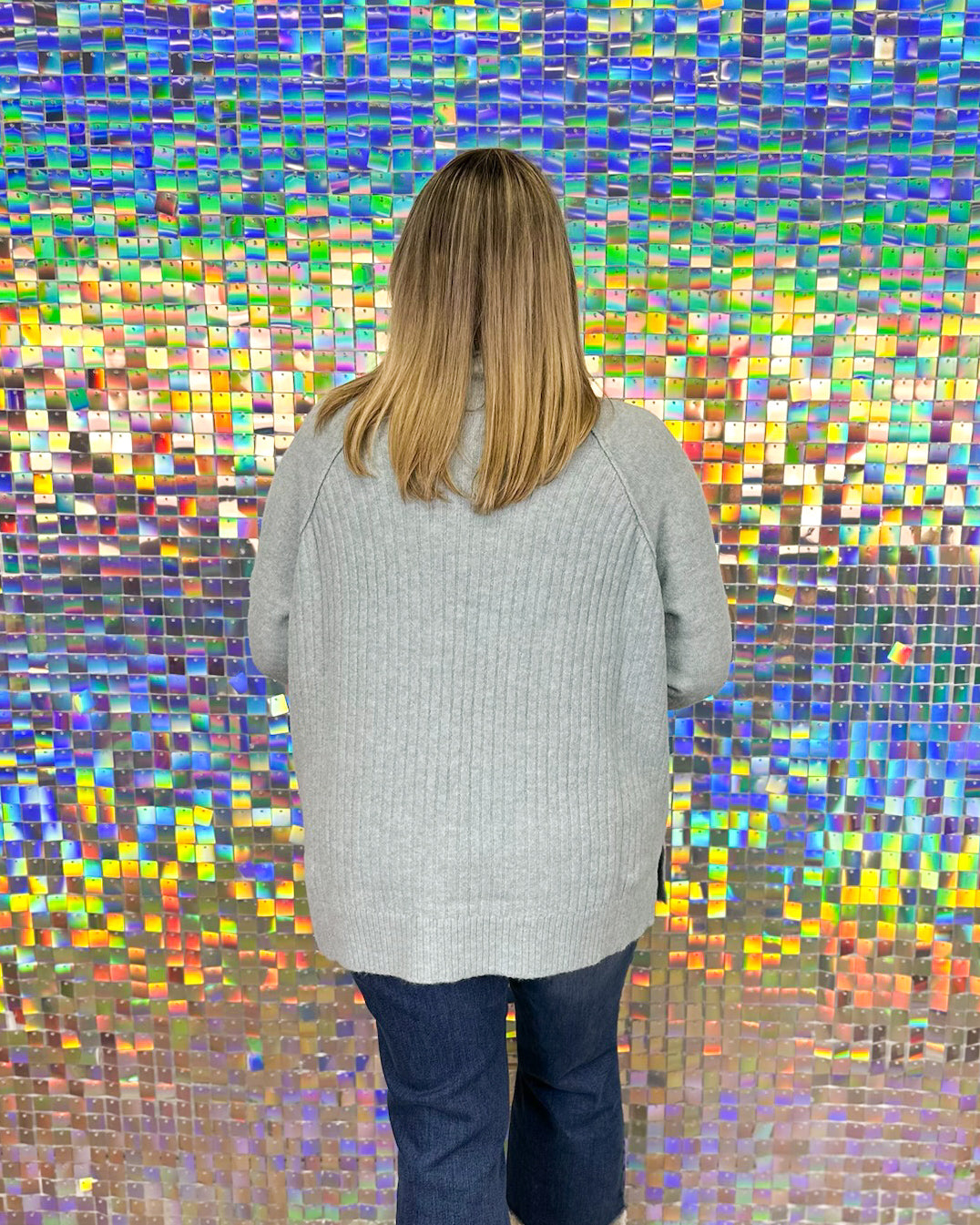 Freddie Ribbed Sweater - Blue