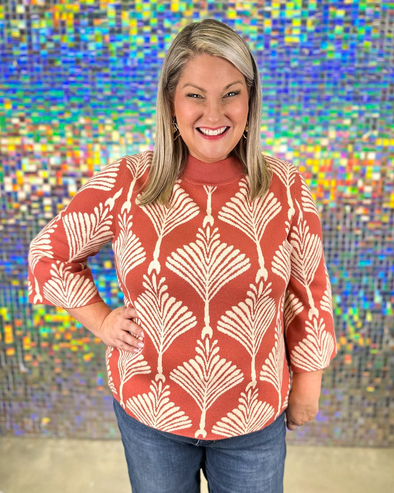 Gretchen Sweater - Rose Clay