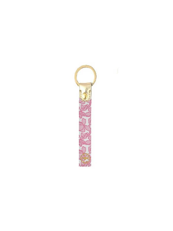 Mary Square Skinny Key Fob- Blossom Breeze Pink