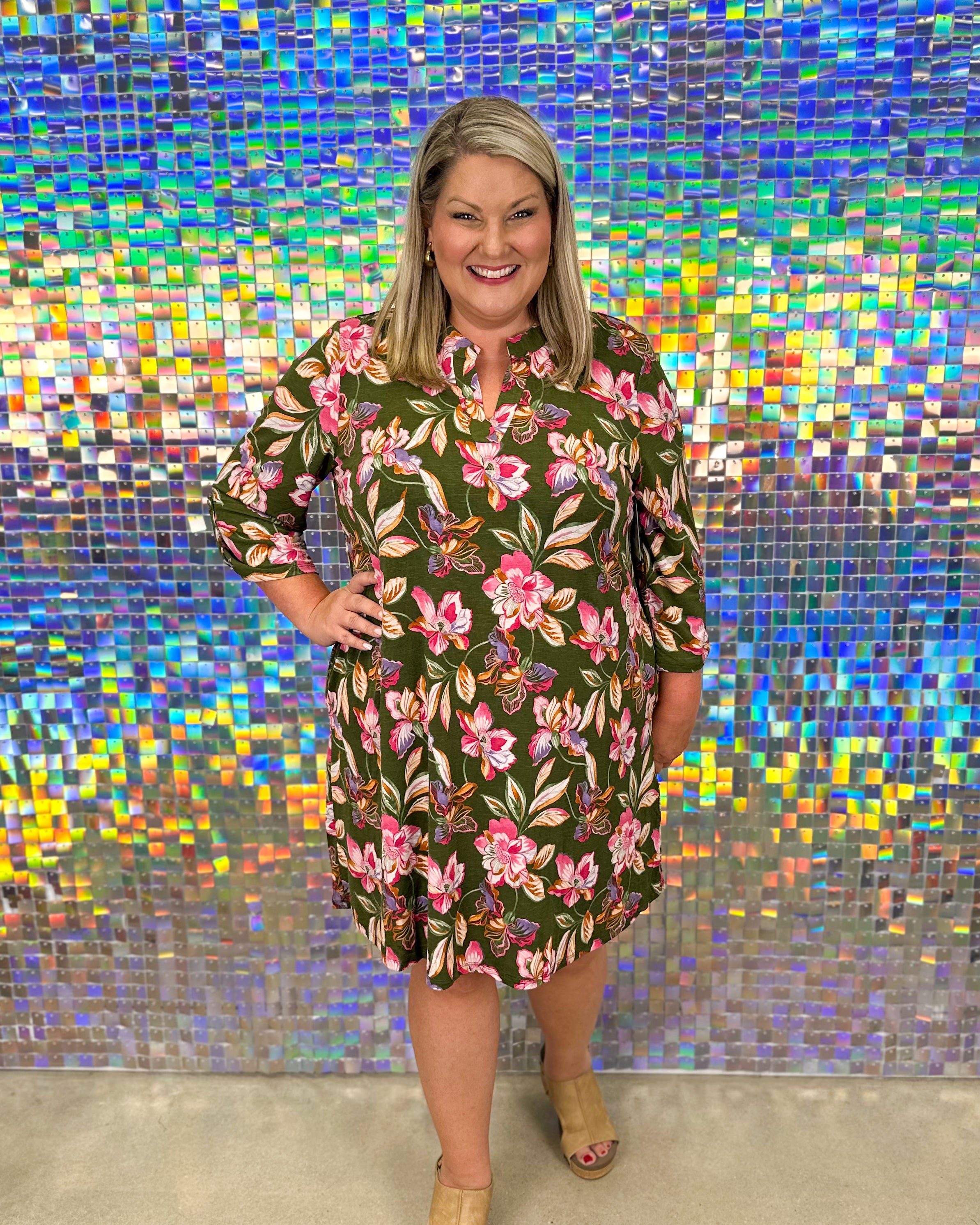 Scarlett Dress - Olive