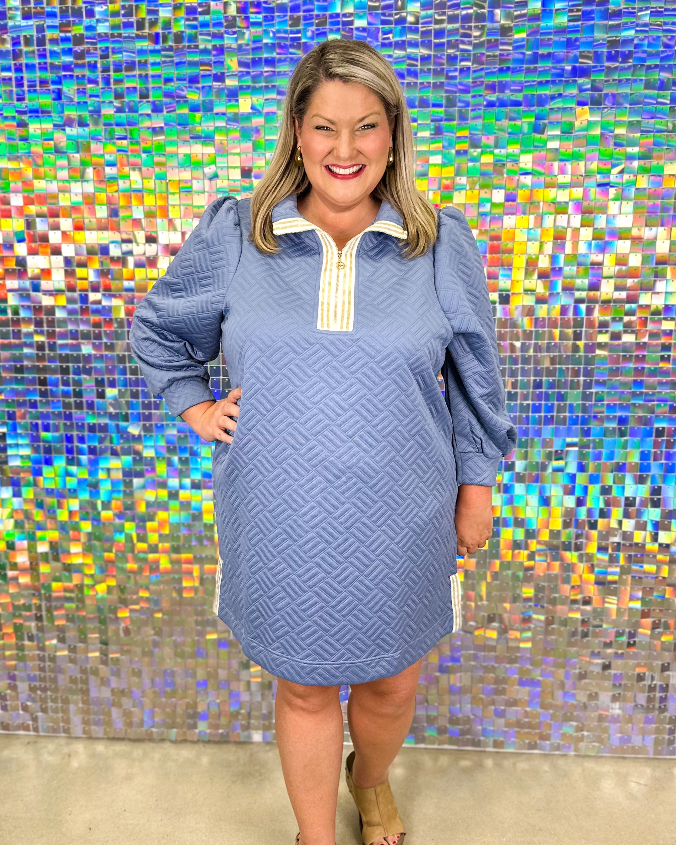 Britney Dress - Blue