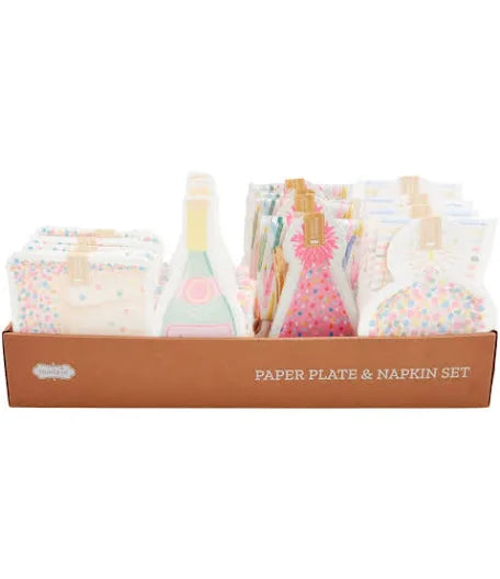 Birthday Plate/Napkin Set - Party Hat