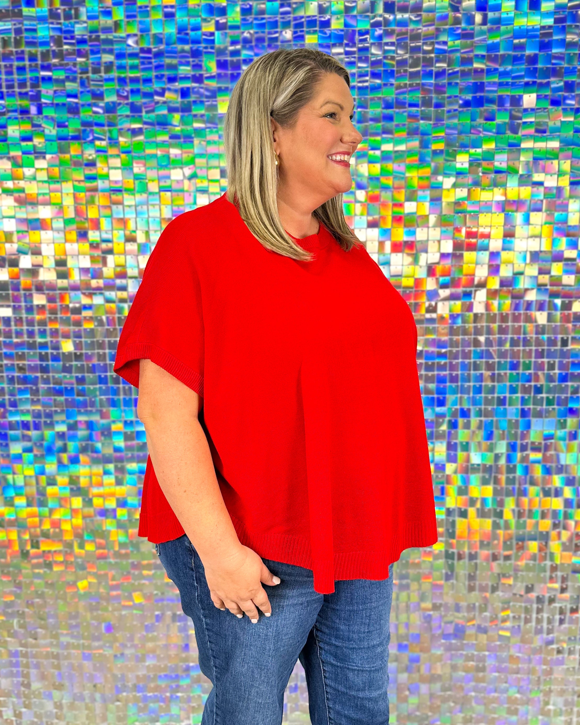 Catherine Sweater - Red