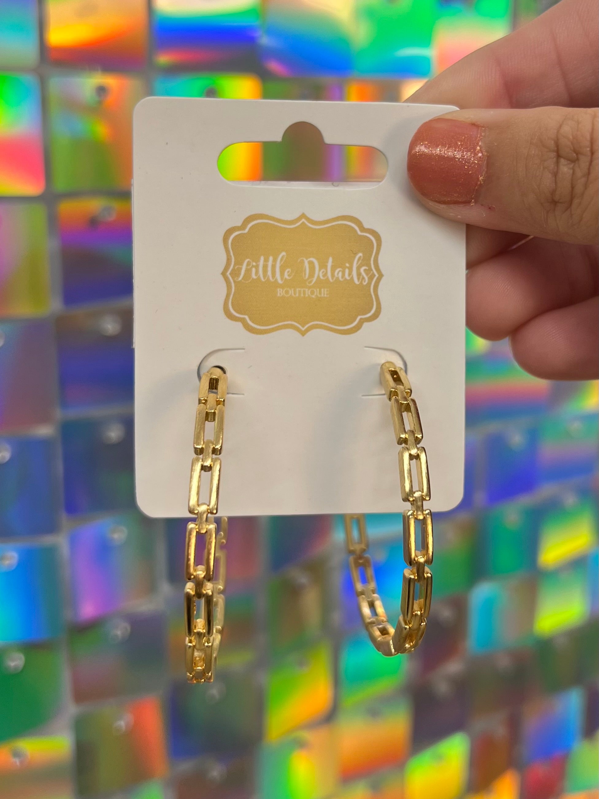 Layla Earrings Gold - Large