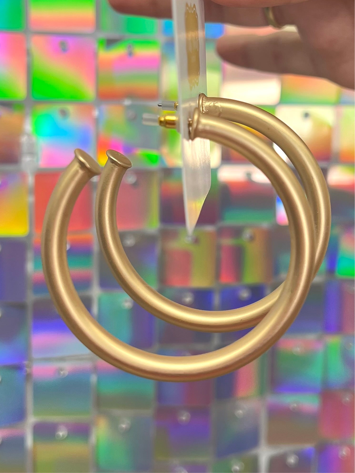 Sophie Earrings - Brushed Gold