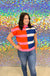 Michelle McDowell Noelle Sweater - Navy/Pink Stripe