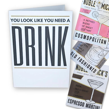 Noble Mick’s - "Need A Drink" Cocktail Card